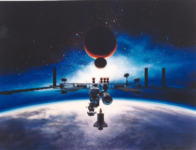 Illustration for article titled 9 Forgotten NASA Concepts For Space Stations That Never Flew